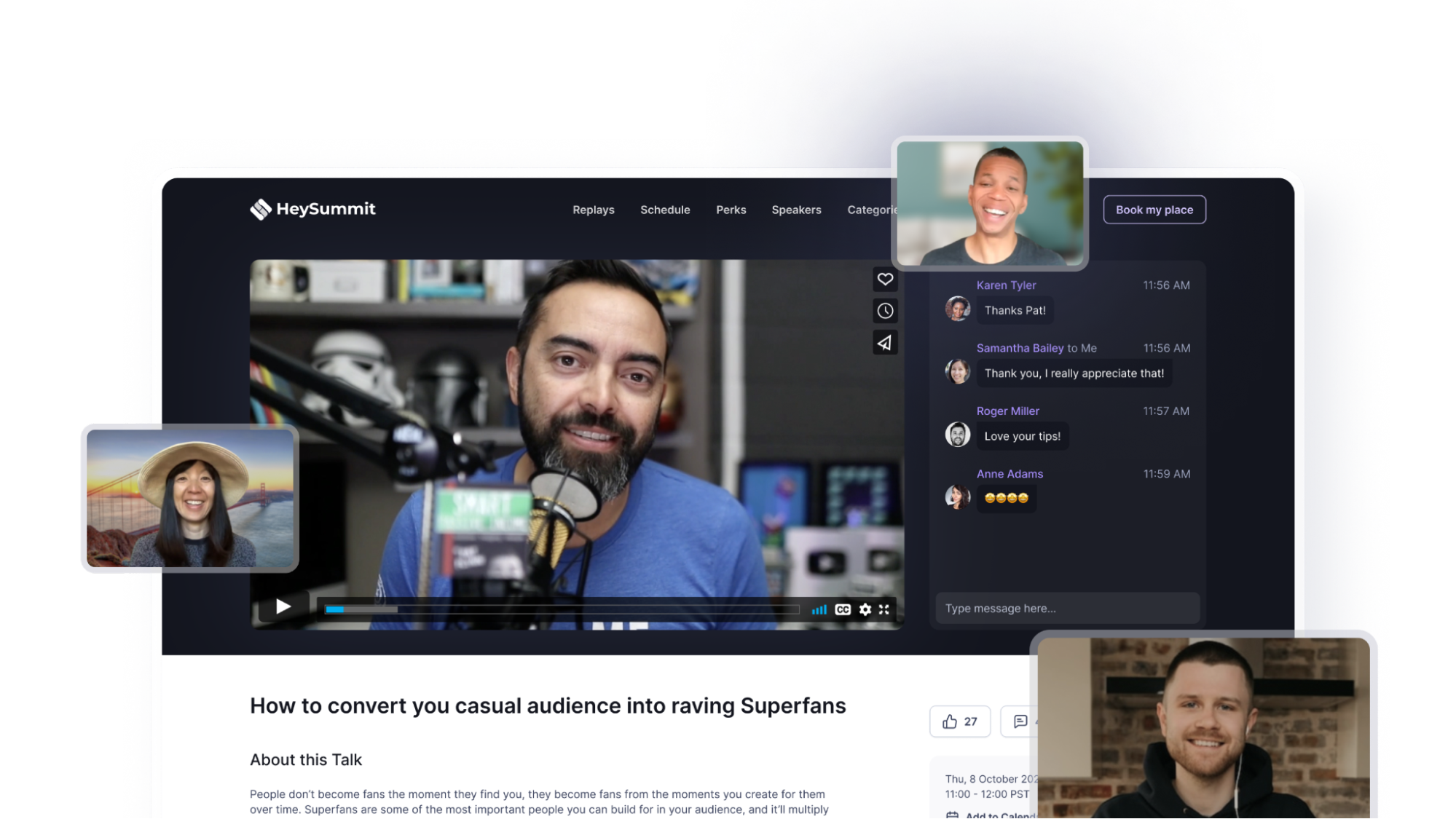 Run virtual events