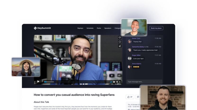 Heysummit-Easily Host And Monetize Virtual Events