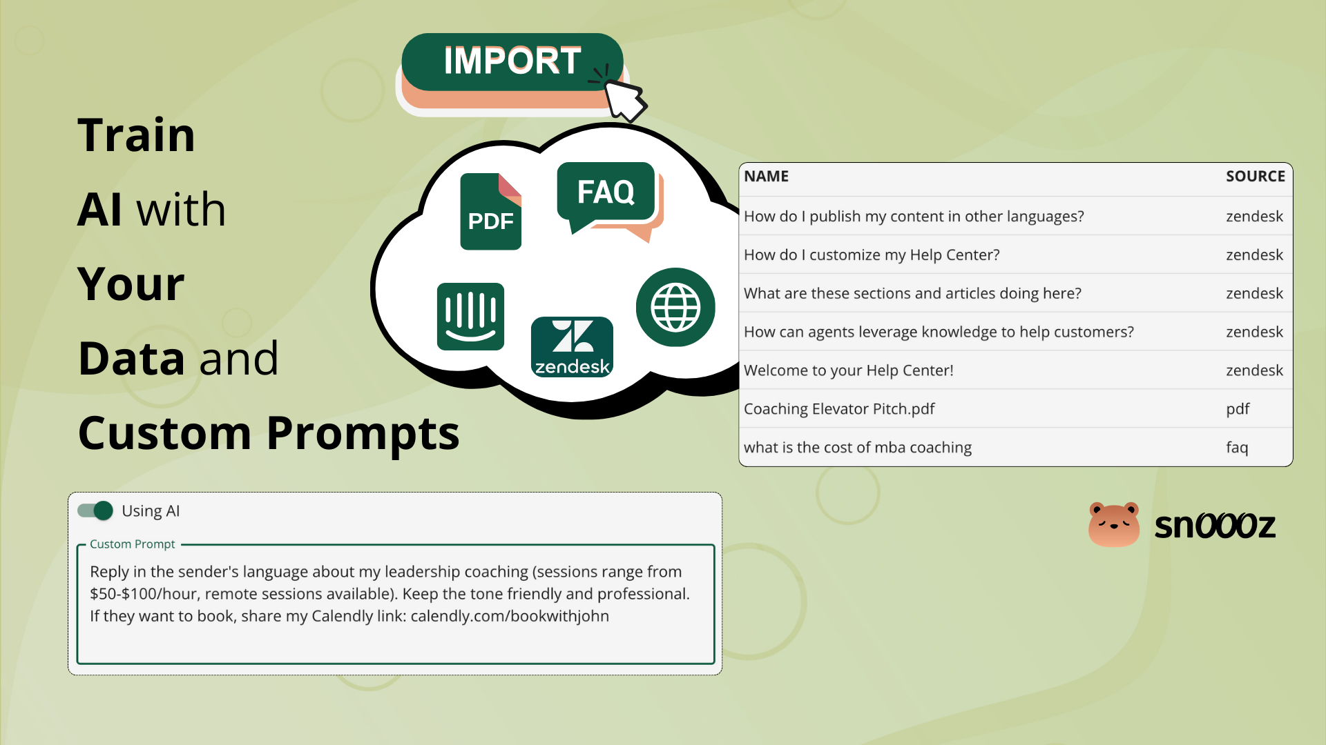 Entraîner l'assistant AI