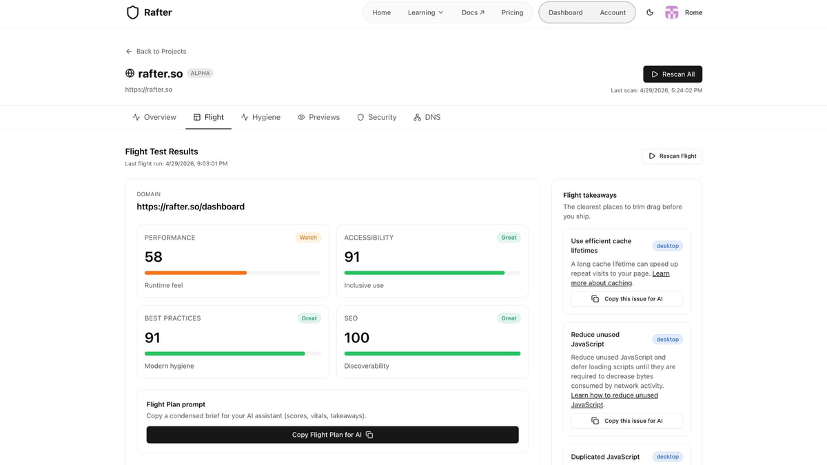 Scan your live site for security issues