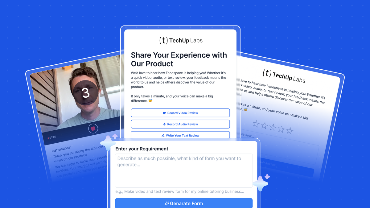 Collect reviews your way