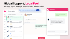 Multilingual chat inbox thumbnail