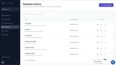 Template library thumbnail