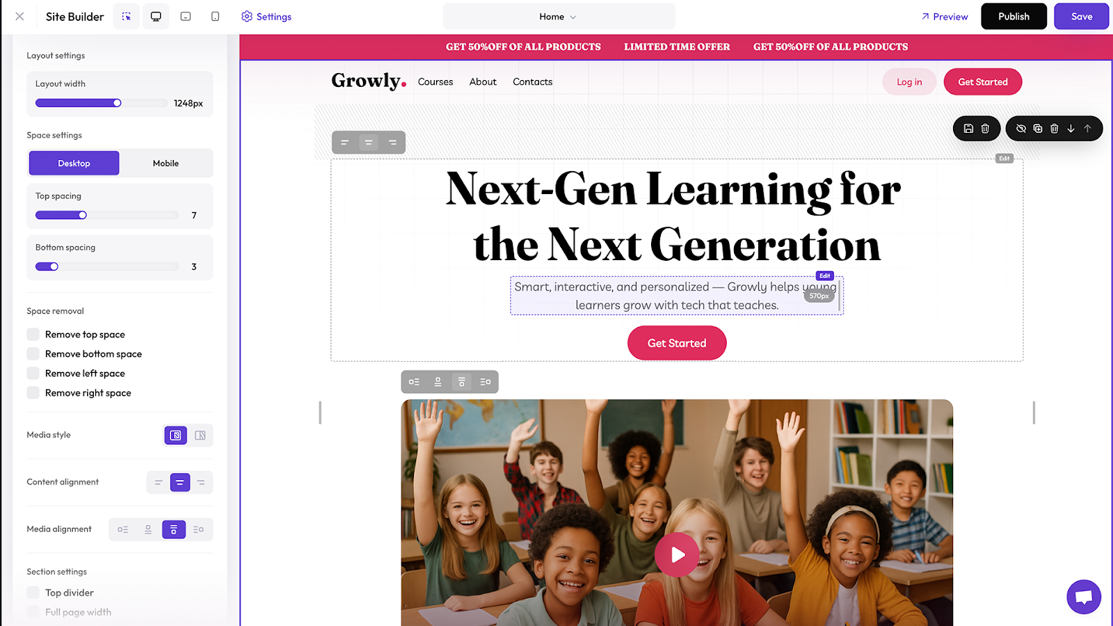 Website builder