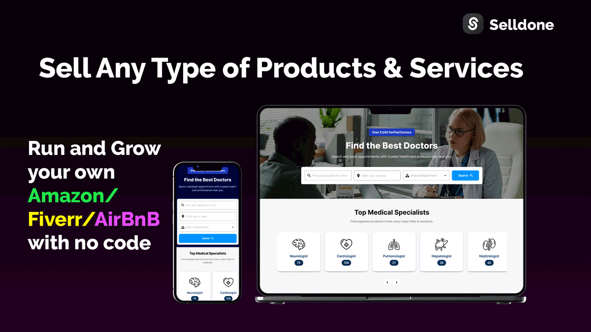 Sell every product type under one roof
