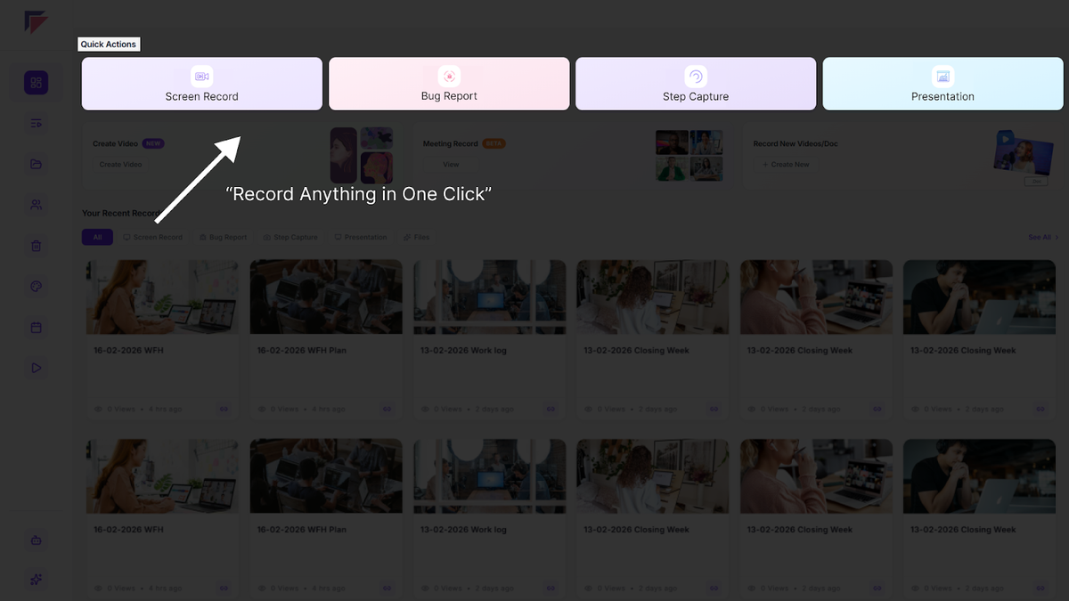 Create demos from one capture hub