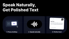 Voice to text thumbnail