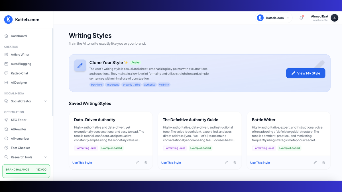 Writing Styles