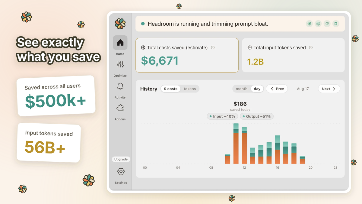 Measure your token savings in real time