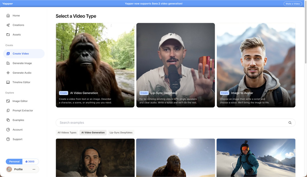 Go from idea to finalized video, fast