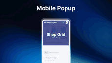 Mobile pop-up preview thumbnail