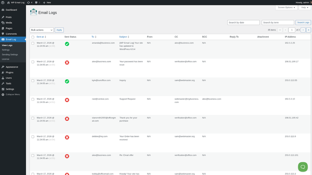Track every email you send