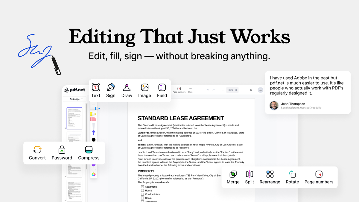 Edit any PDF in a snap
