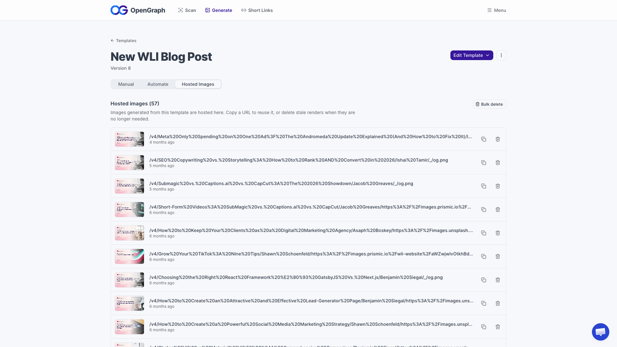 Host images on a global CDN