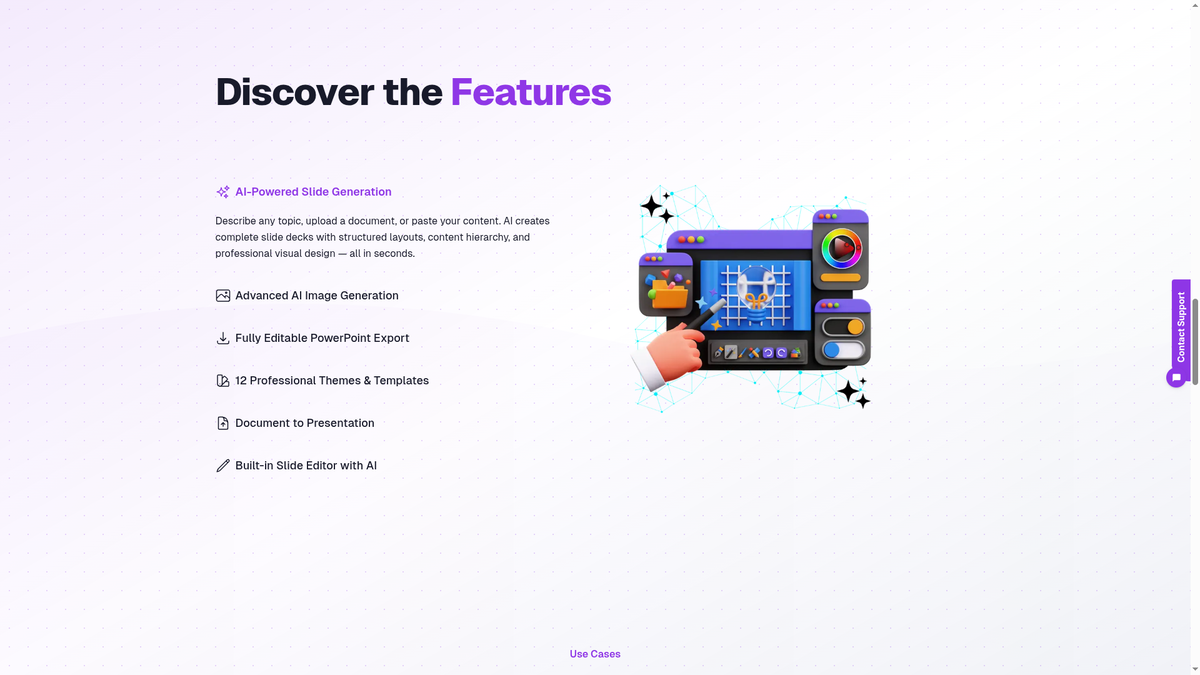 Features list
