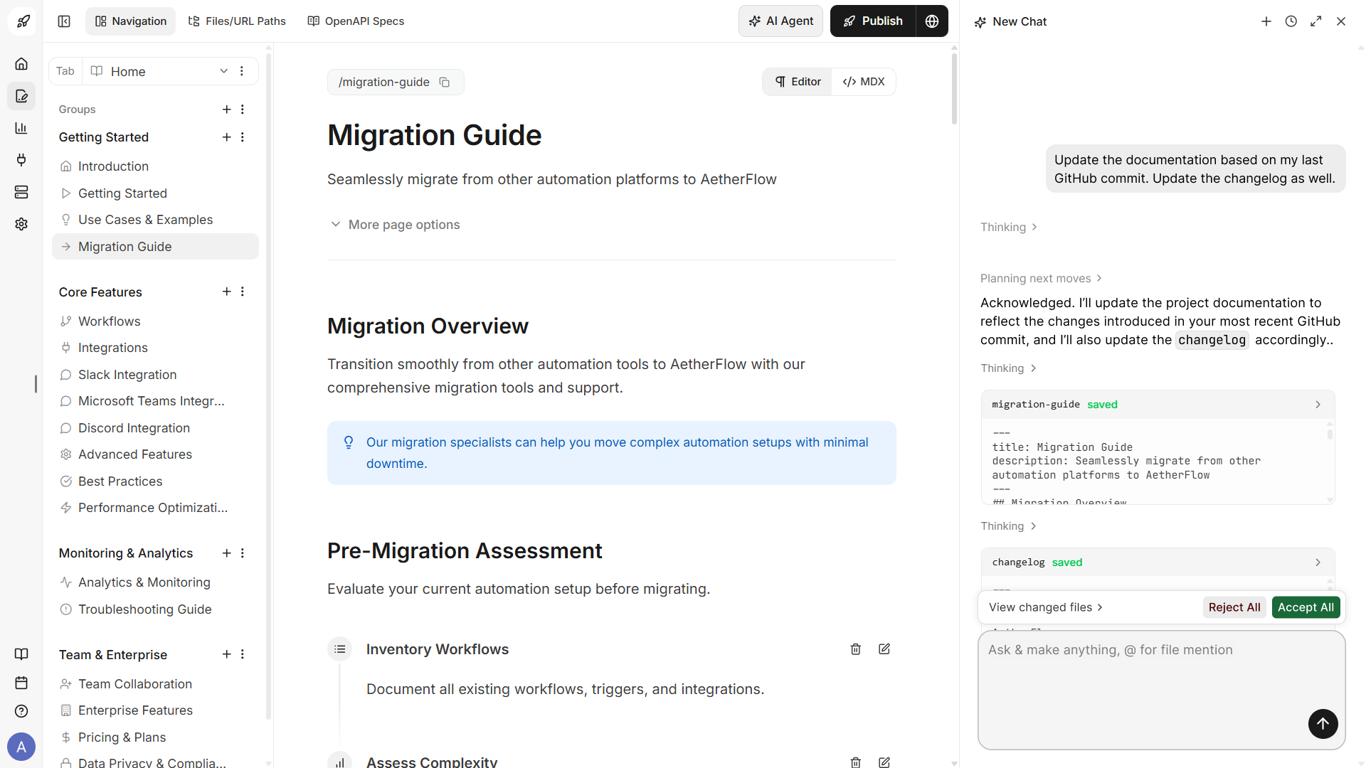 AI Documentation Agent