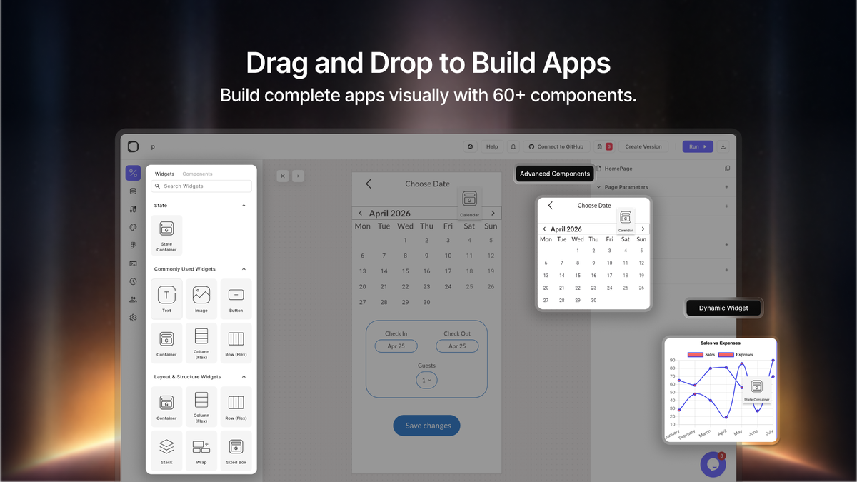 Build and ship screens without touching code