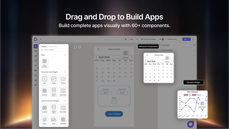 Drag‑and‑drop app builder UI thumbnail