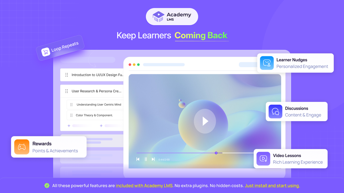 Learned engagement features