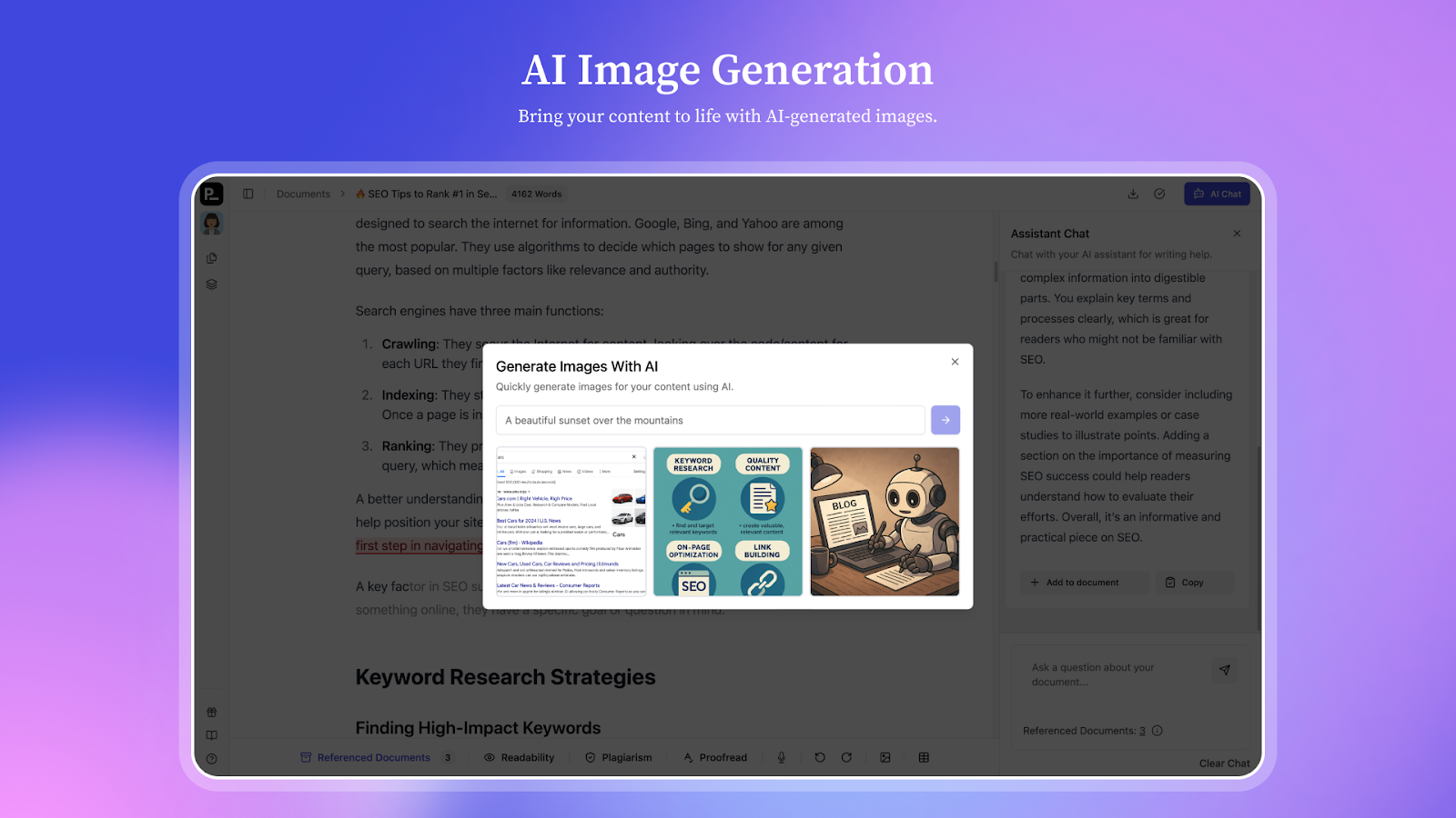 AI image generator