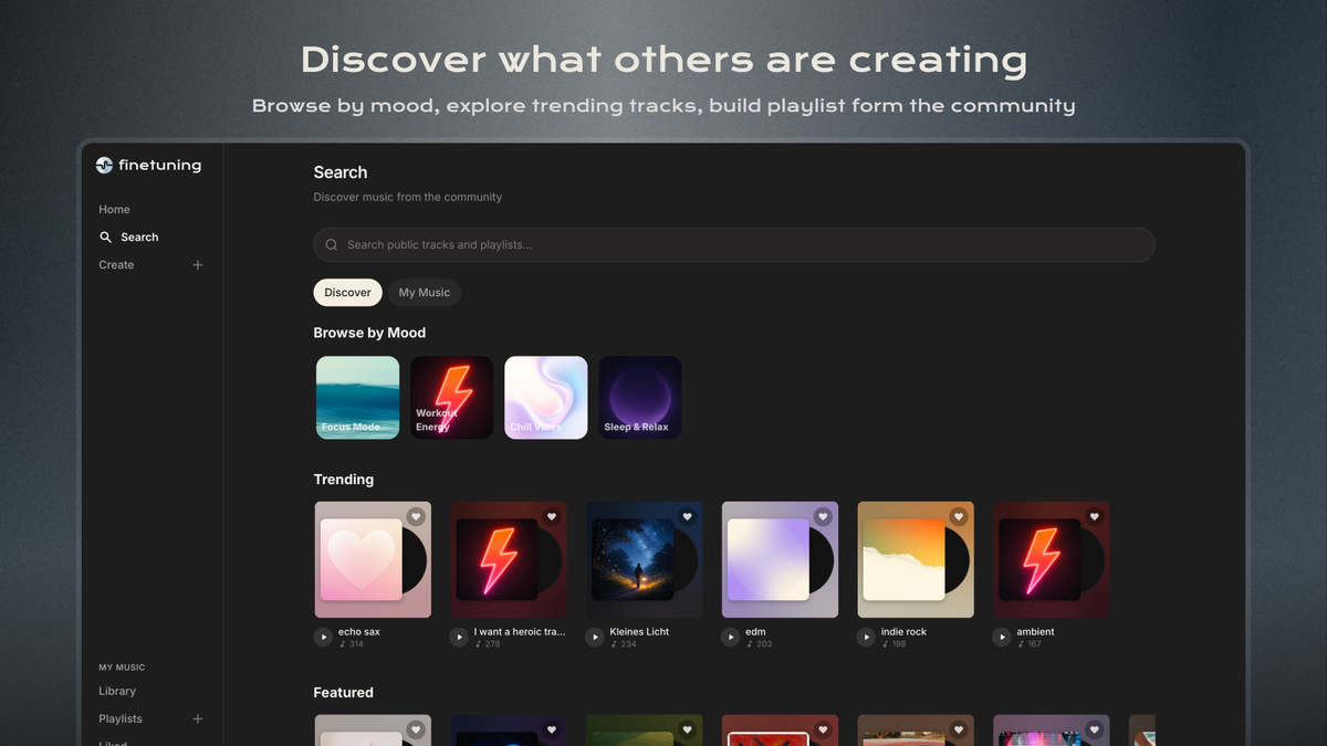 Browse and build from the community