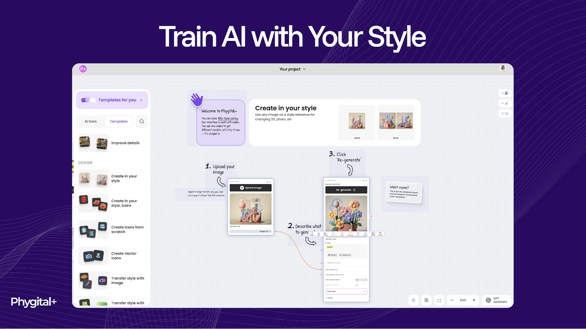 Train the AI on your brand