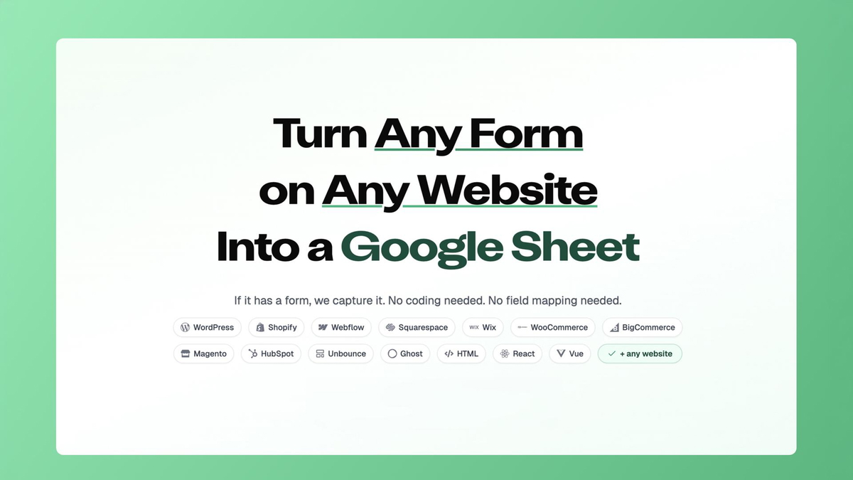 Sync any form, on any platform