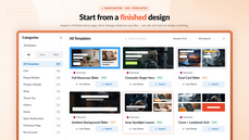 Template library thumbnail