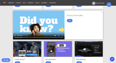 Project dashboard previews thumbnail