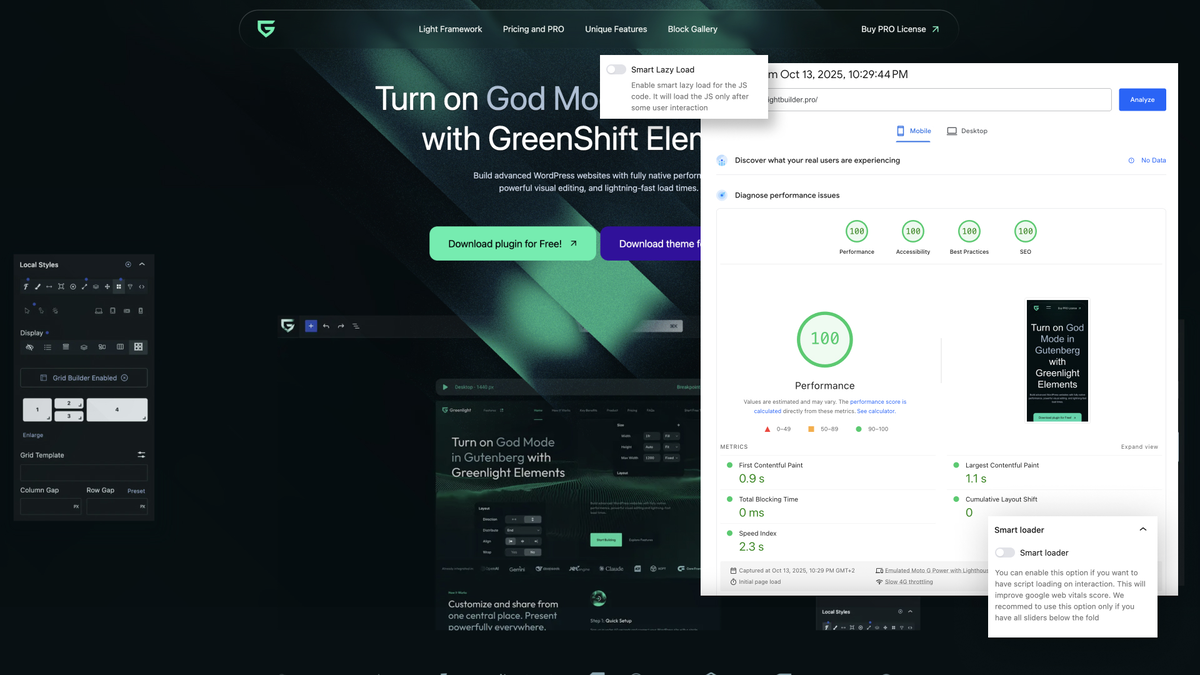 Optimize site performance