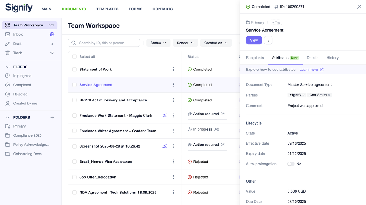 Organize your documents your way
