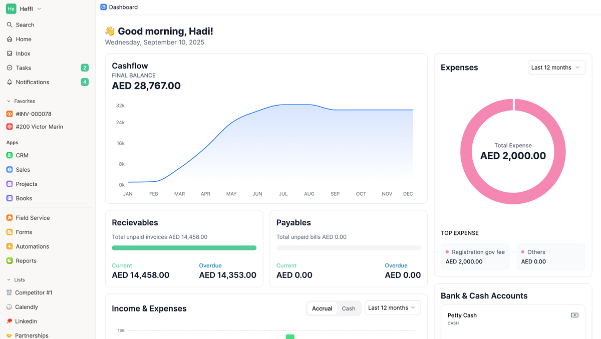 Keep track of everything in one place