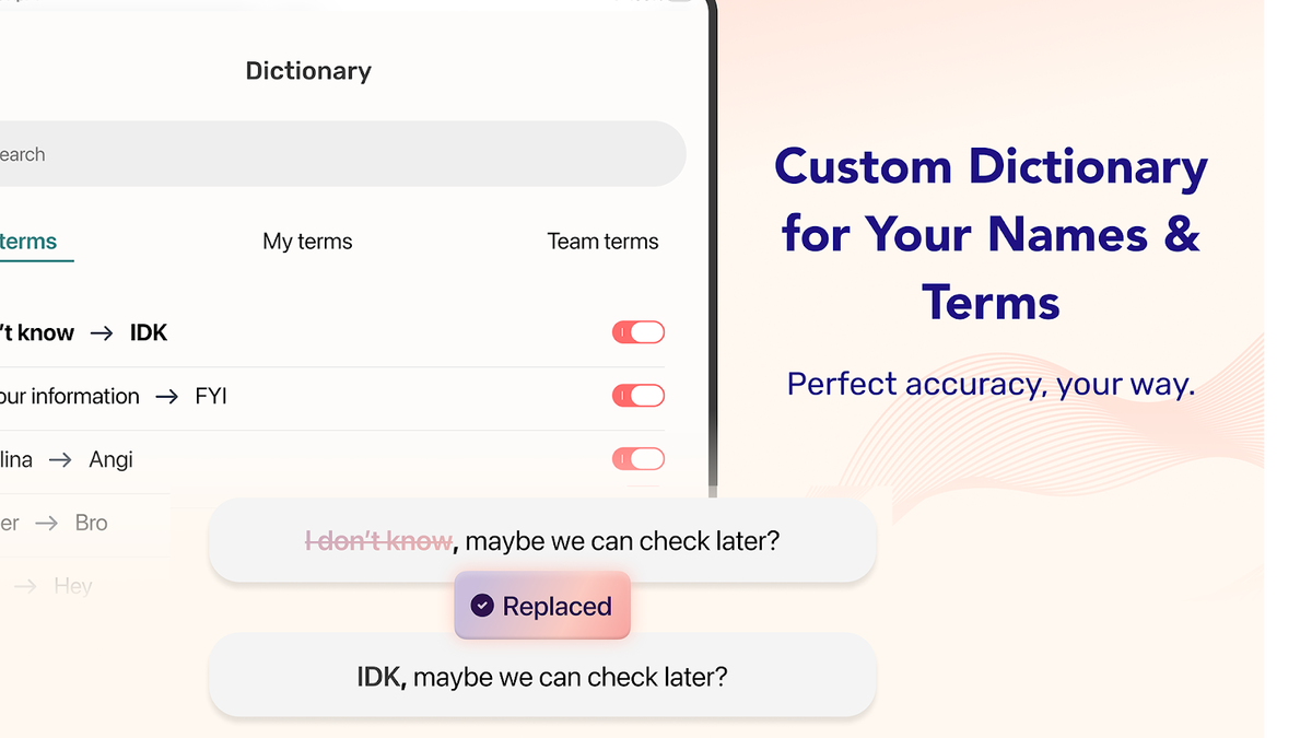 Personalize how you write