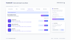 Headless forms dashboard thumbnail