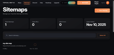 Sitemap import dashboard thumbnail