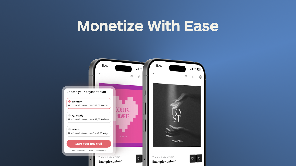 Monetization made simple (Tiers 2 and up)