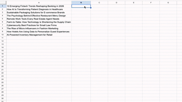 SheetMagic: ChatGPT + Google Sheets AI Integration