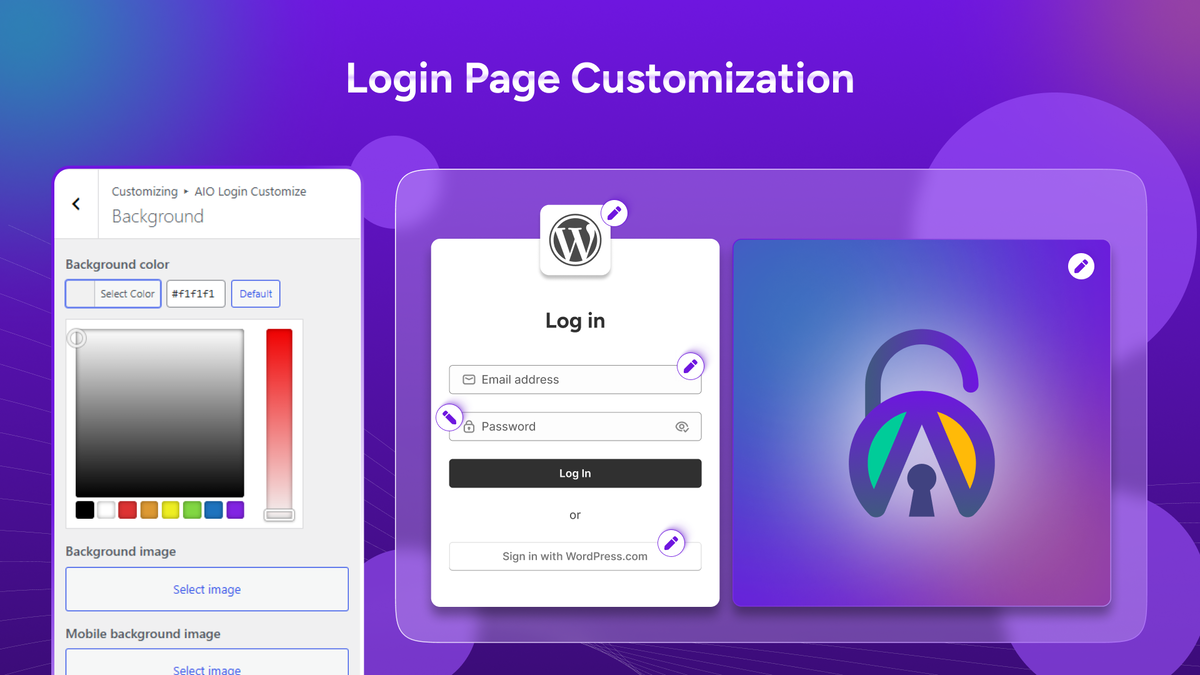Brand your login page, your way