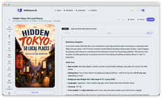 Book editor interface thumbnail