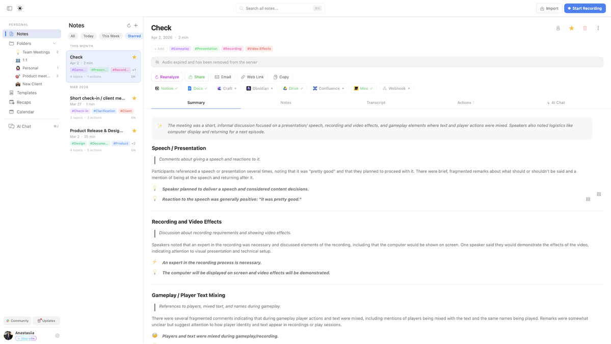 Chat with an AI that remembers every meeting