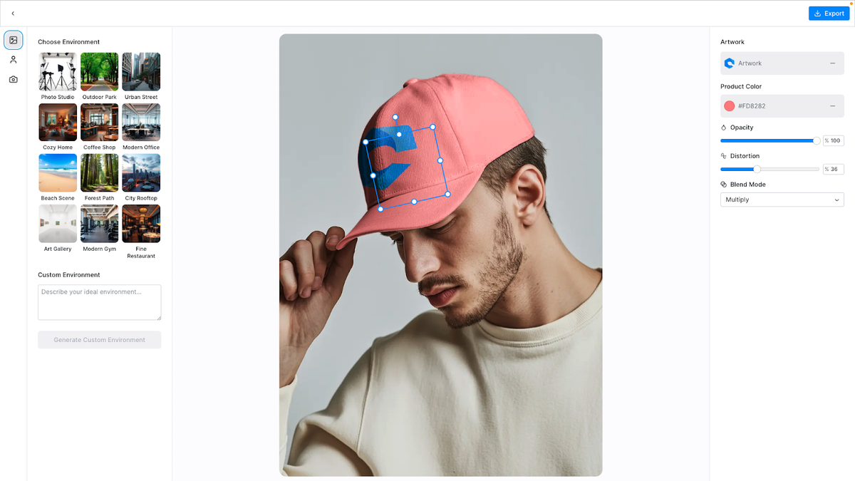 Turn any image into a mockup template