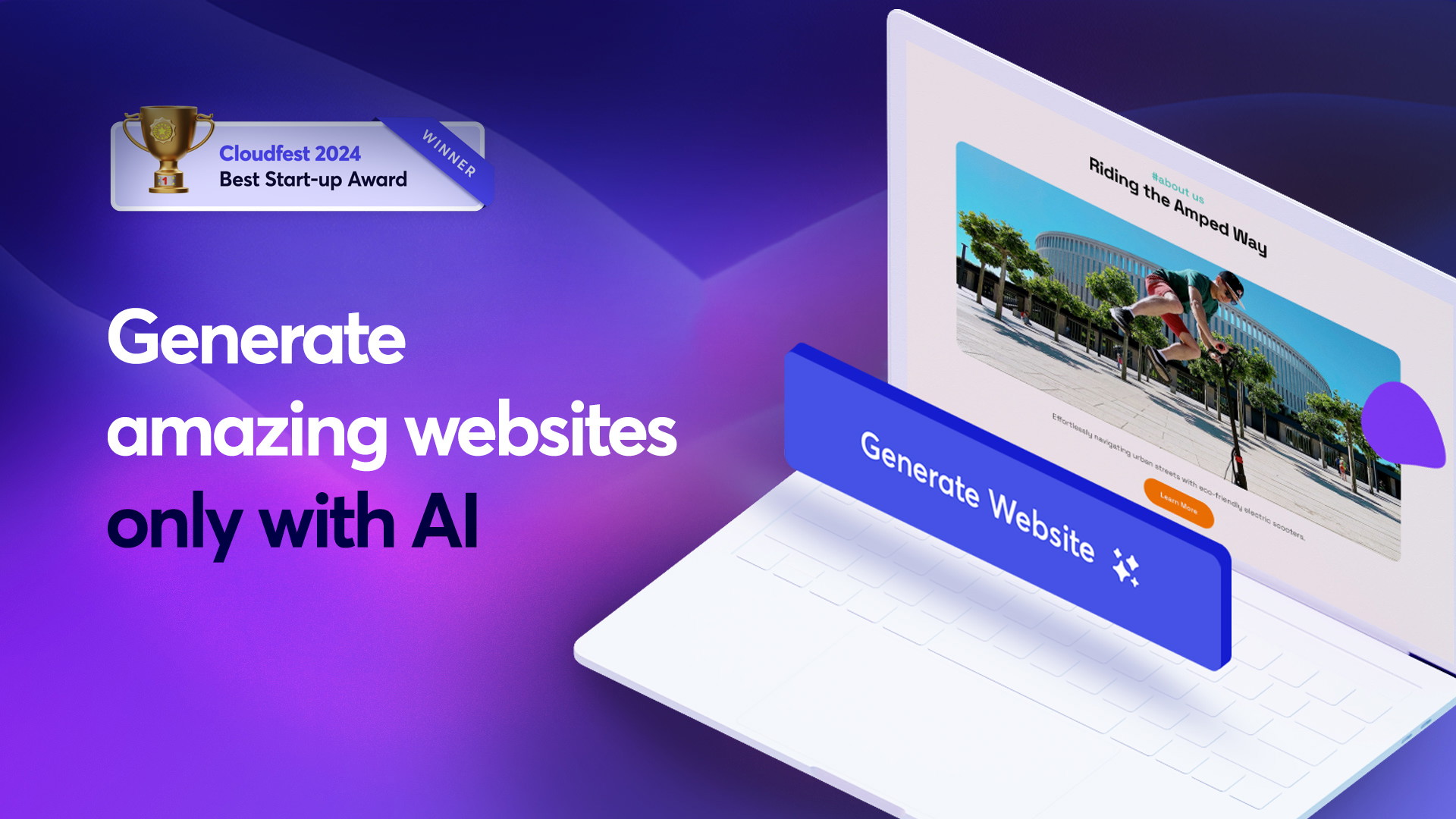 Website generation with AI