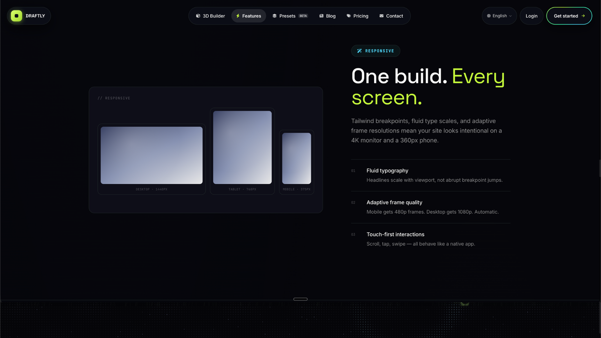 Responsive design breakpoints