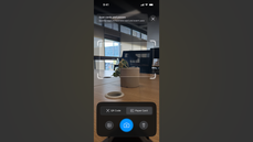 Business card scan screen thumbnail