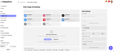 Bulk image scheduling thumbnail