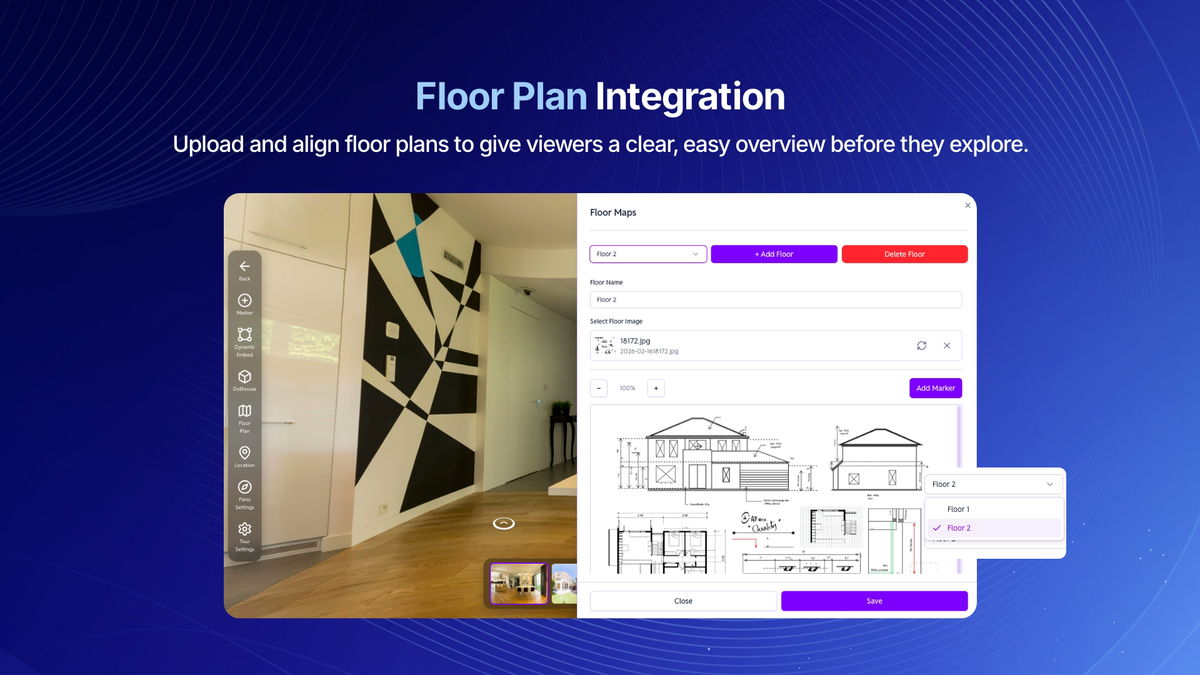 Floor plan integration