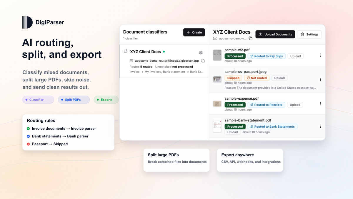 Route, split, and send results anywhere