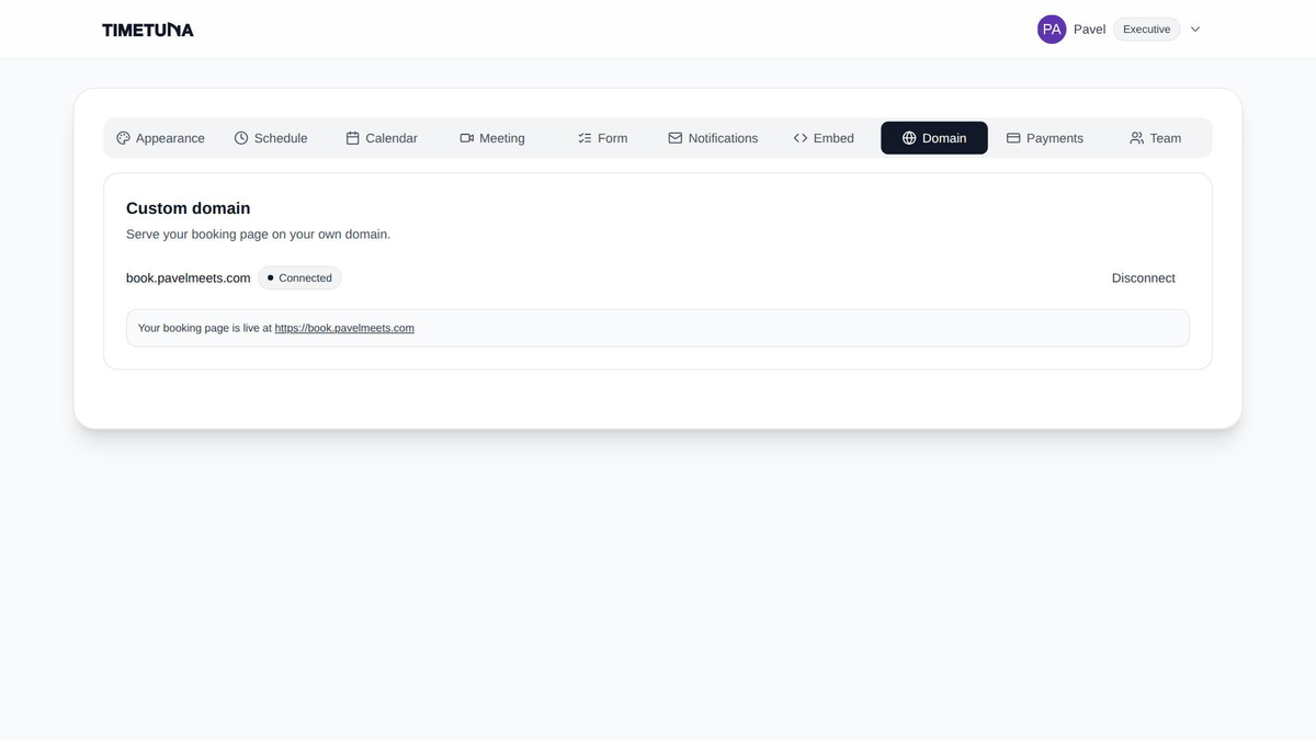 Use your own custom domain