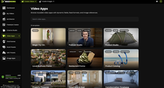 Video Apps overview grid thumbnail