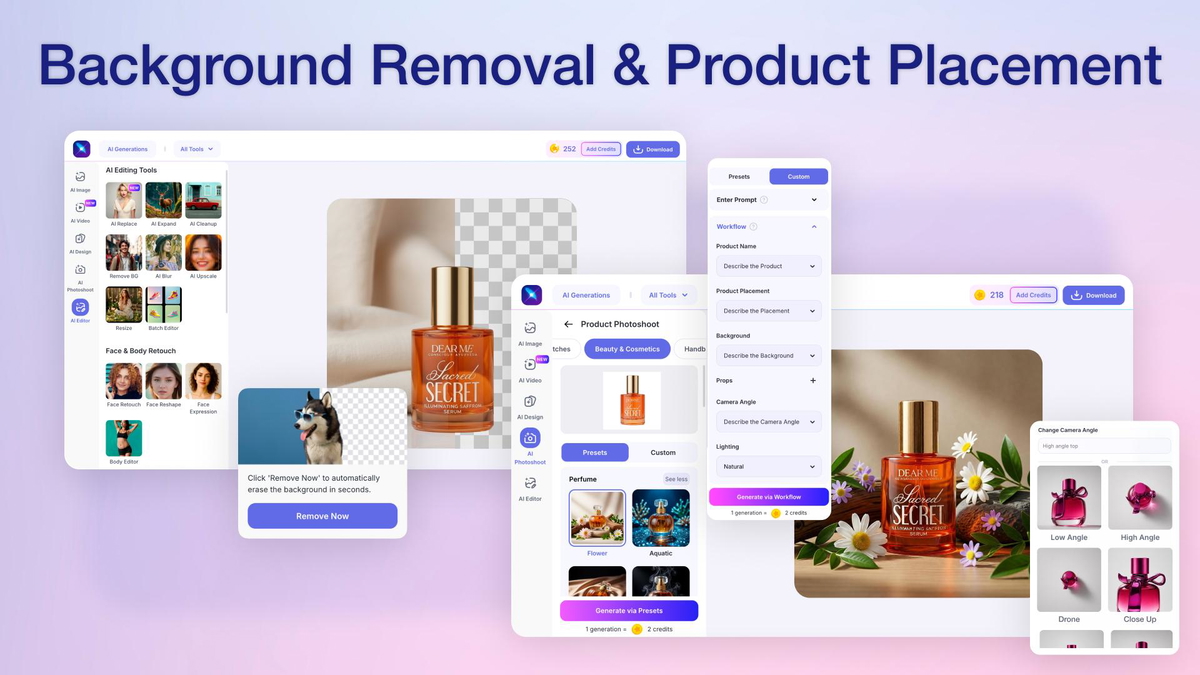 Get the perfect product shot